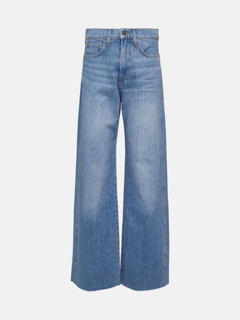 Taylor high-rise wide-leg jeans