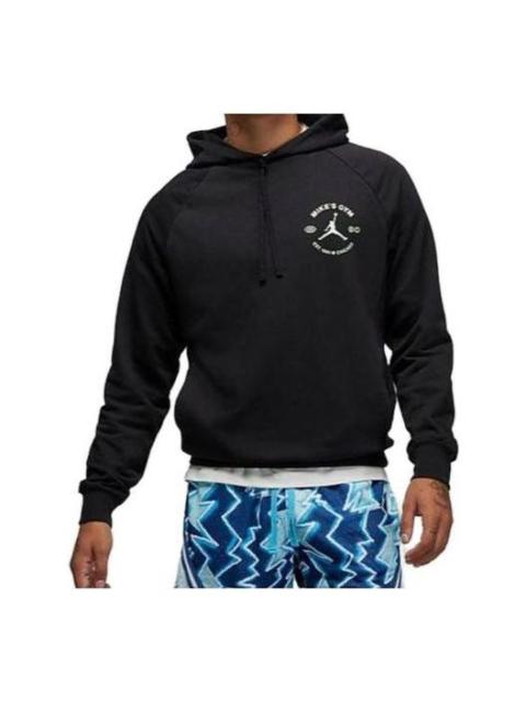 Jordan Air Jordan Dri-FIT Sport BC Fleece Hoodie 'Black Lime' DV1290-010