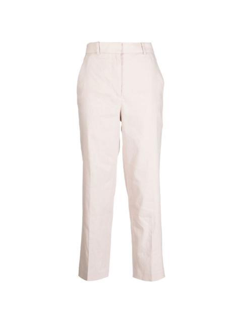 high waist cropped trousers