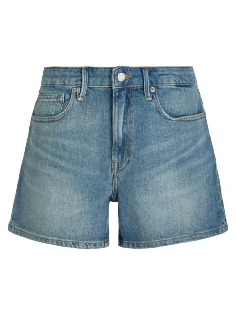 GOOD AMERICAN Good American Good Everyday Stretch-denim Shorts