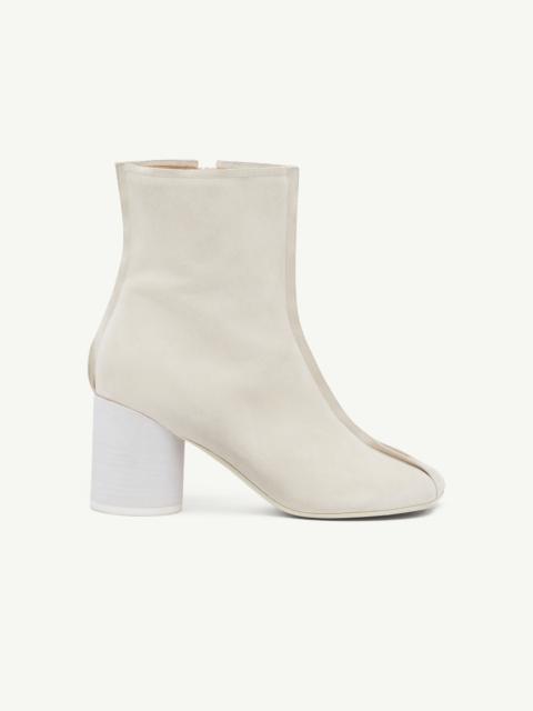 MM6 Maison Margiela Suede Anatomic stitch toe ankle boots