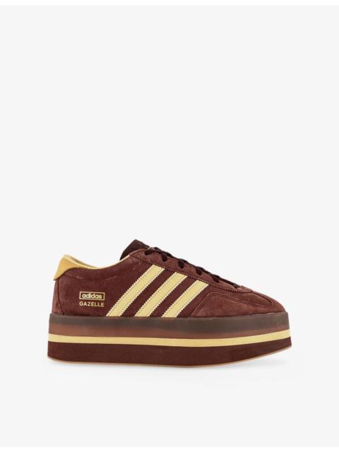 Gazelle Stack Suede Trainers
