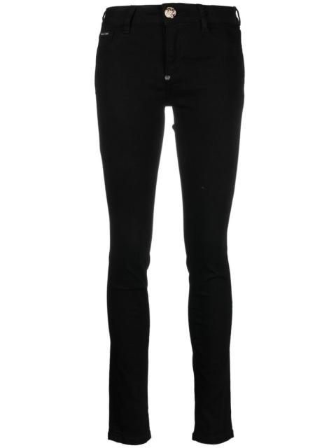 PHILIPP PLEIN denim slim-cut jeggings