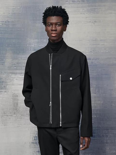 Hermès Rib-trim jacket