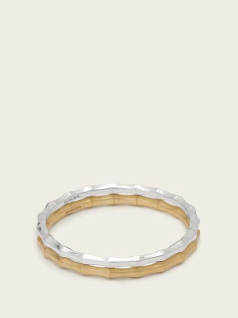 ALLSAINTS CLARA TWO TONE BANGLE