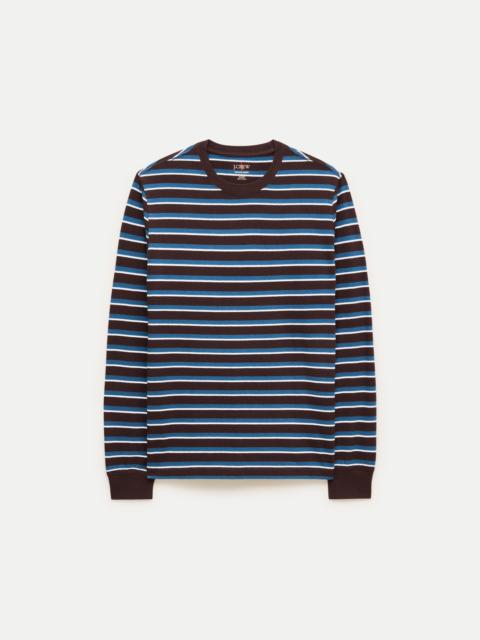 J.CREW Vintage-wash cotton long-sleeve T-shirt in stripe