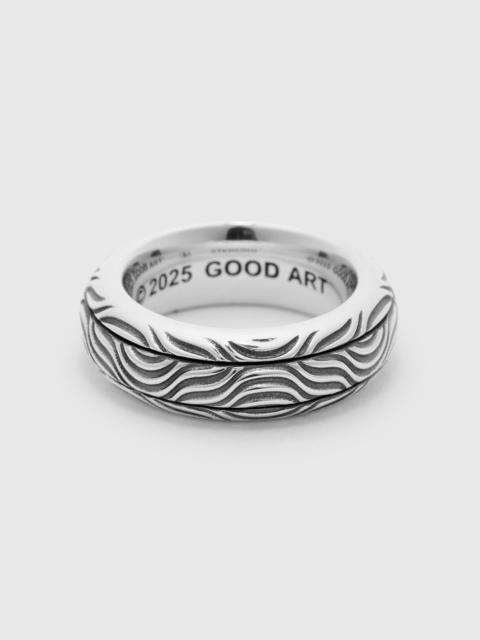GOOD ART HLYWD 2A Model 33 Clicker Ring Desert Sessions in Sterling Silver