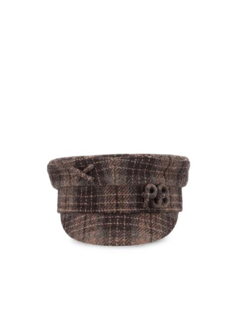 RUSLAN BAGINSKIY Baker Boy check-pattern hat