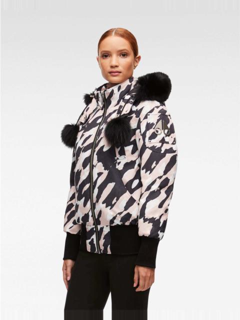 MOOSE KNUCKLES ORIGINAL DEBBIE BOMBER FUR CAMO