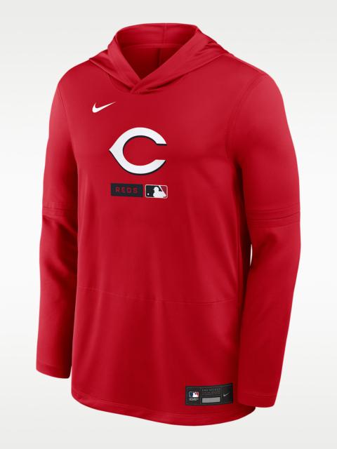 Nike Cincinnati Reds Authentic Collection Men's Nike Dri-FIT MLB Long-Sleeve Hooded Top