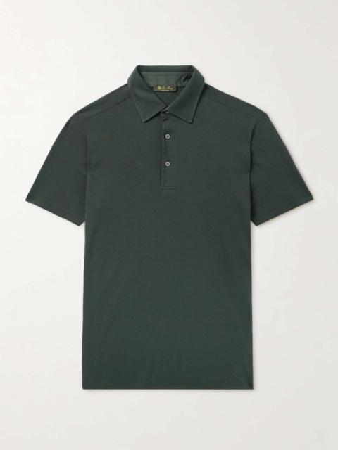 Loro Piana Cotton-Piqué Polo Shirt