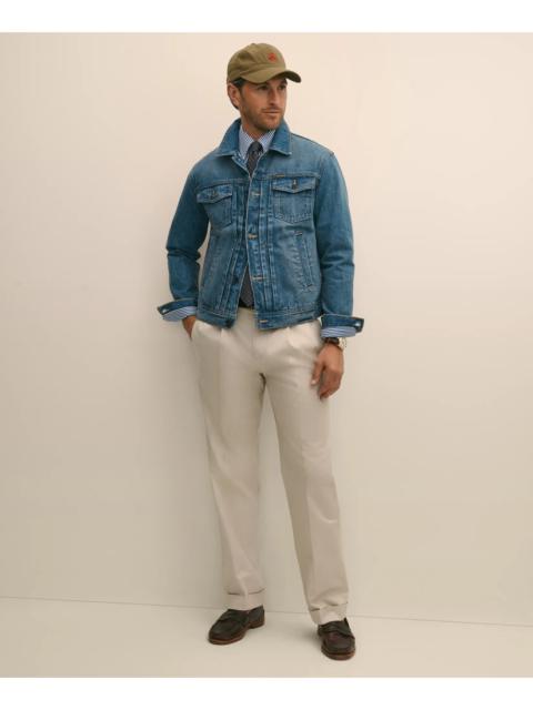 Brooks Brothers Pleated Traditional Fit Cotton Advantage Chino® Pants