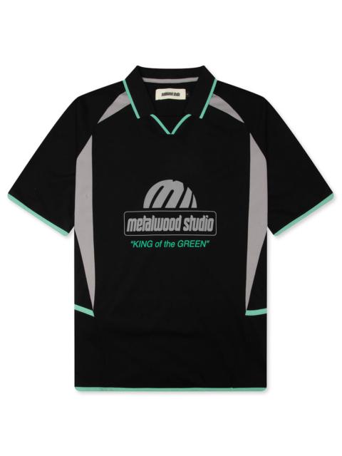 Metalwood Studio KING OF THE GREENS JERSEY - BLACK