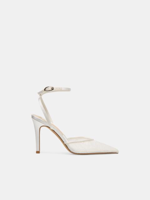 dolce vita ELARA LACE HEELS WHITE LACE