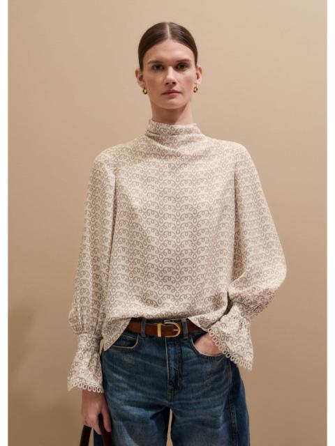 ME+EM Cowl Neck Blouse