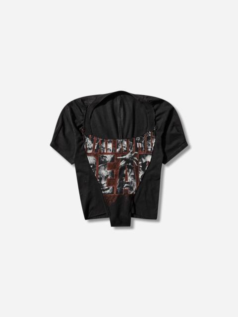 prototypes Women's Dirndl Cut Up Tee Black