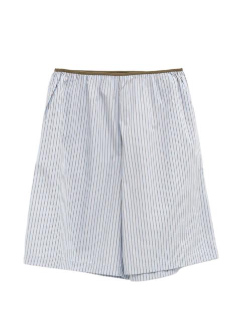 The Frankie Shop Elyn striped Bermuda shorts