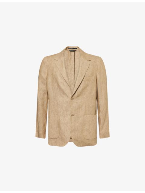 Sunspel Notched-Lapel Regular-Fit Linen Blazer