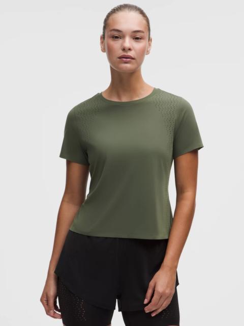 lululemon Sleek Perforated Running Short-Sleeve Shirt