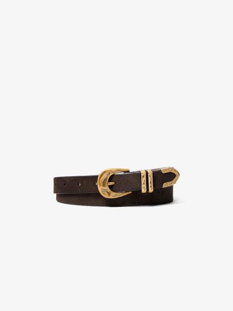 MICHAEL KORS Suede Western Belt