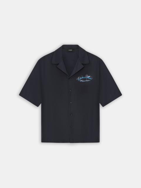 AMIRI CHATEAU SCRIPT CAMP SHIRT
