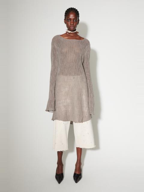 Our Legacy Two Face Dress Grey Granite Yawning Linen