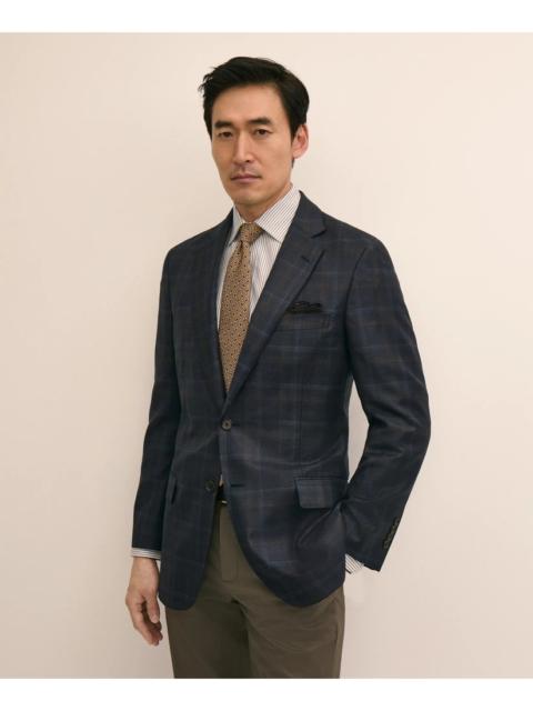 Brooks Brothers Traditional Fit Wool Check Sport Coat