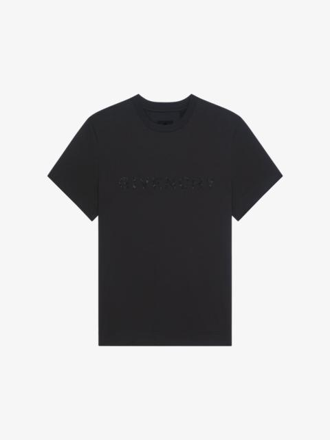 Givenchy GIVENCHY T-SHIRT IN COTTON WITH RHINESTONES