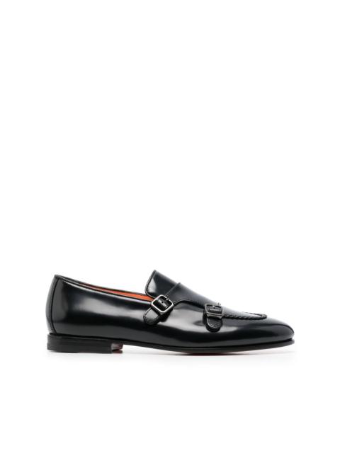 20mm buckle-fastening leather loafers