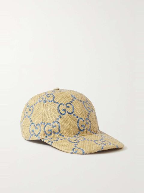 GUCCI GG raffia 효과 야구 모자