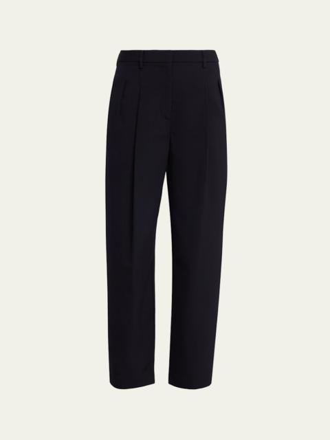TWP Pleated Wool Cigarette Pants