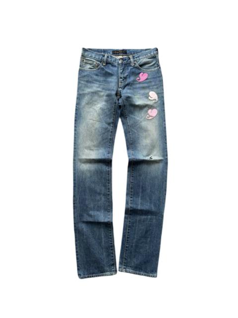 UNDERCOVER 05ss heart love jeans | c99 | REVERSIBLE