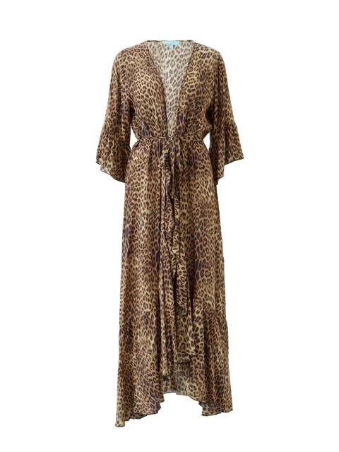 MELISSA ODABASH MANON CHEETAH KAFTAN