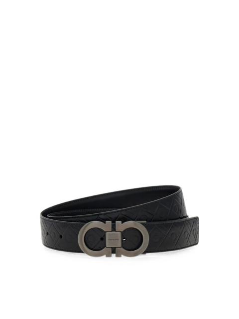 FERRAGAMO Gancini leather belt