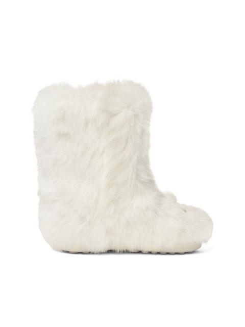 VERSACE Medusa fur boots