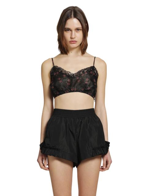 Simone Rocha Sheer Lace Trim Bralette