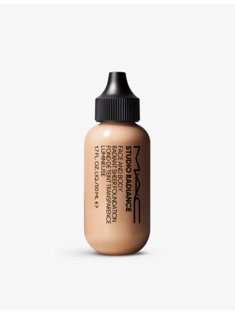 MAC Cosmetics Studio Radiance Face and Body Radiant Sheer foundation 50ml