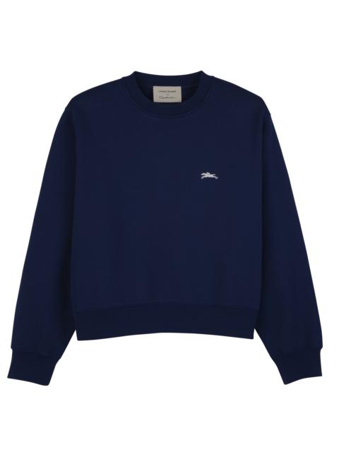 Longchamp Sweatshirt Cobalt - Printed jersey