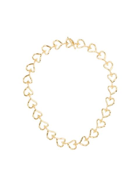 maje heart-link necklace