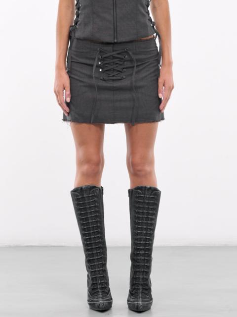 ioannes Lace Mini Skirt