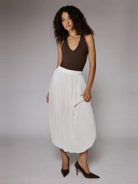 BARDOT Corina Chiffon Maxi Skirt In Ivory