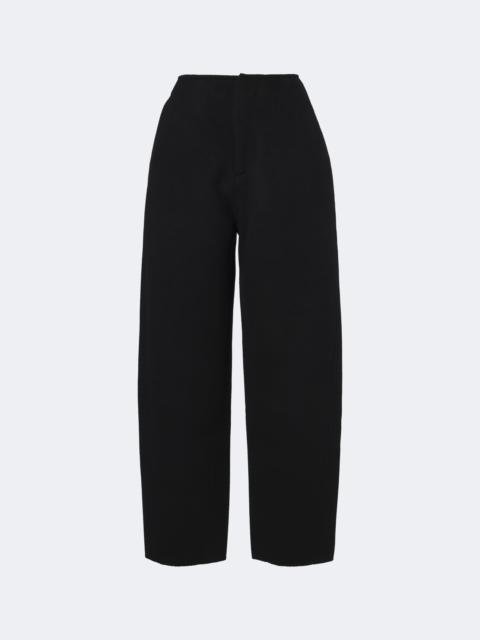 LISA YANG Doublé wool and cashmere barrel-leg pants