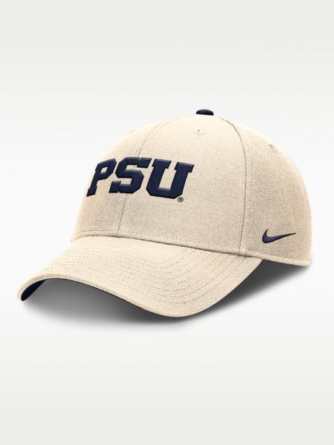 Nike Penn State Primetime Rise Men's Nike Dri-FIT College Trucker Adjustable Hat