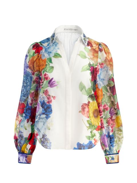 Alice + Olivia ROANNE BUTTON DOWN