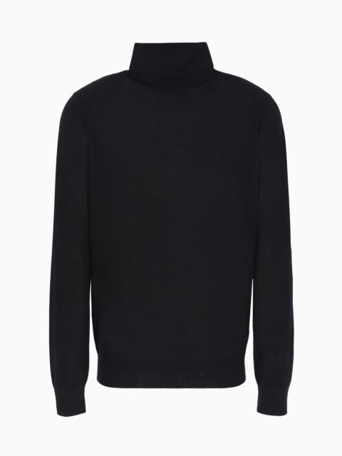 Giorgio’s rollneck jumper in cashmere and silk