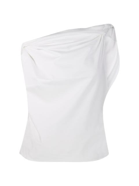 RÓHE twisted draped top