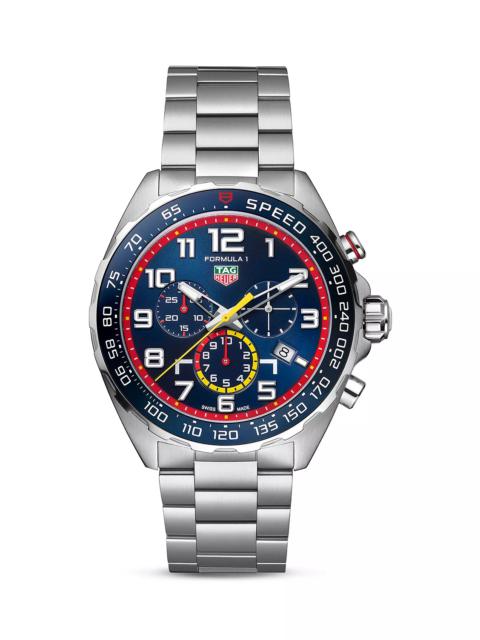 TAG Heuer Formula 1 Red Bull Stainless Steel Chronograph, 43mm