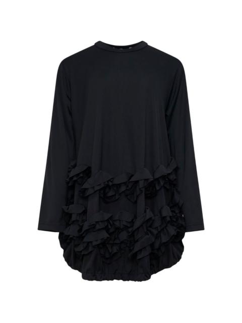Comme des Garçons Comme des Garçons draped ruffled top