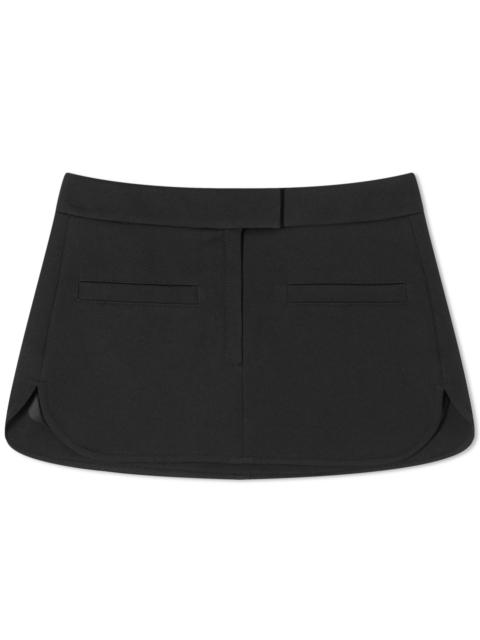 courrèges Courrèges Twill Heritage Pocket Mini Skirt