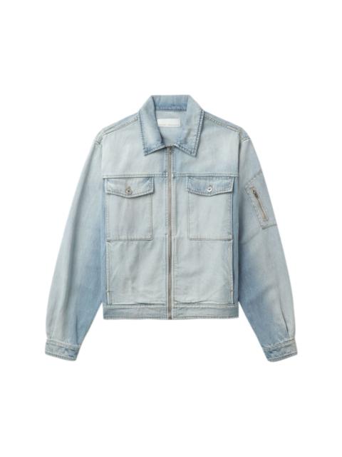 RANDOM IDENTITIES zip-up denim jacket